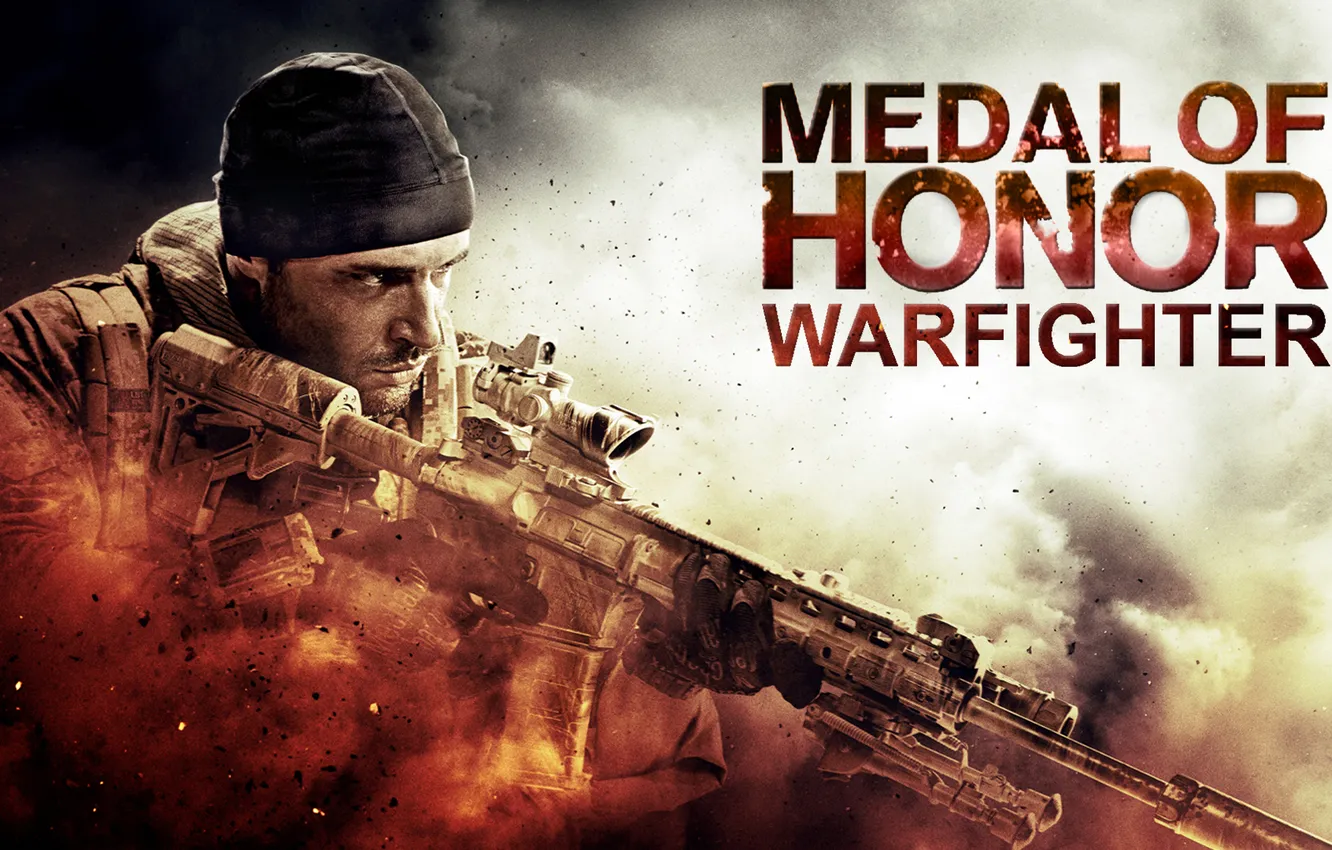 Photo wallpaper dust, soldiers, Medal of Honor, MOH