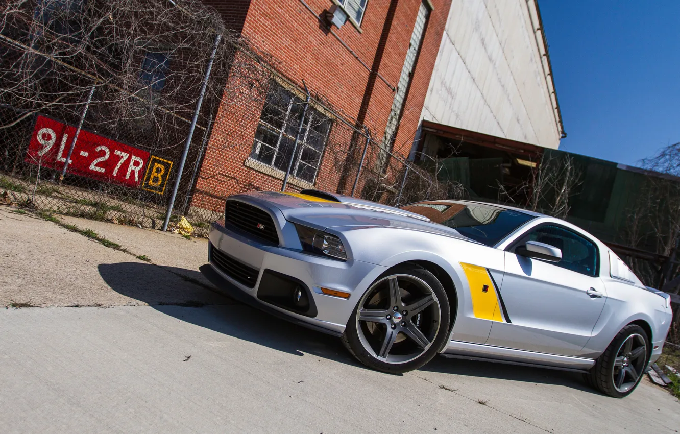 Photo wallpaper machine, Mustang, Ford