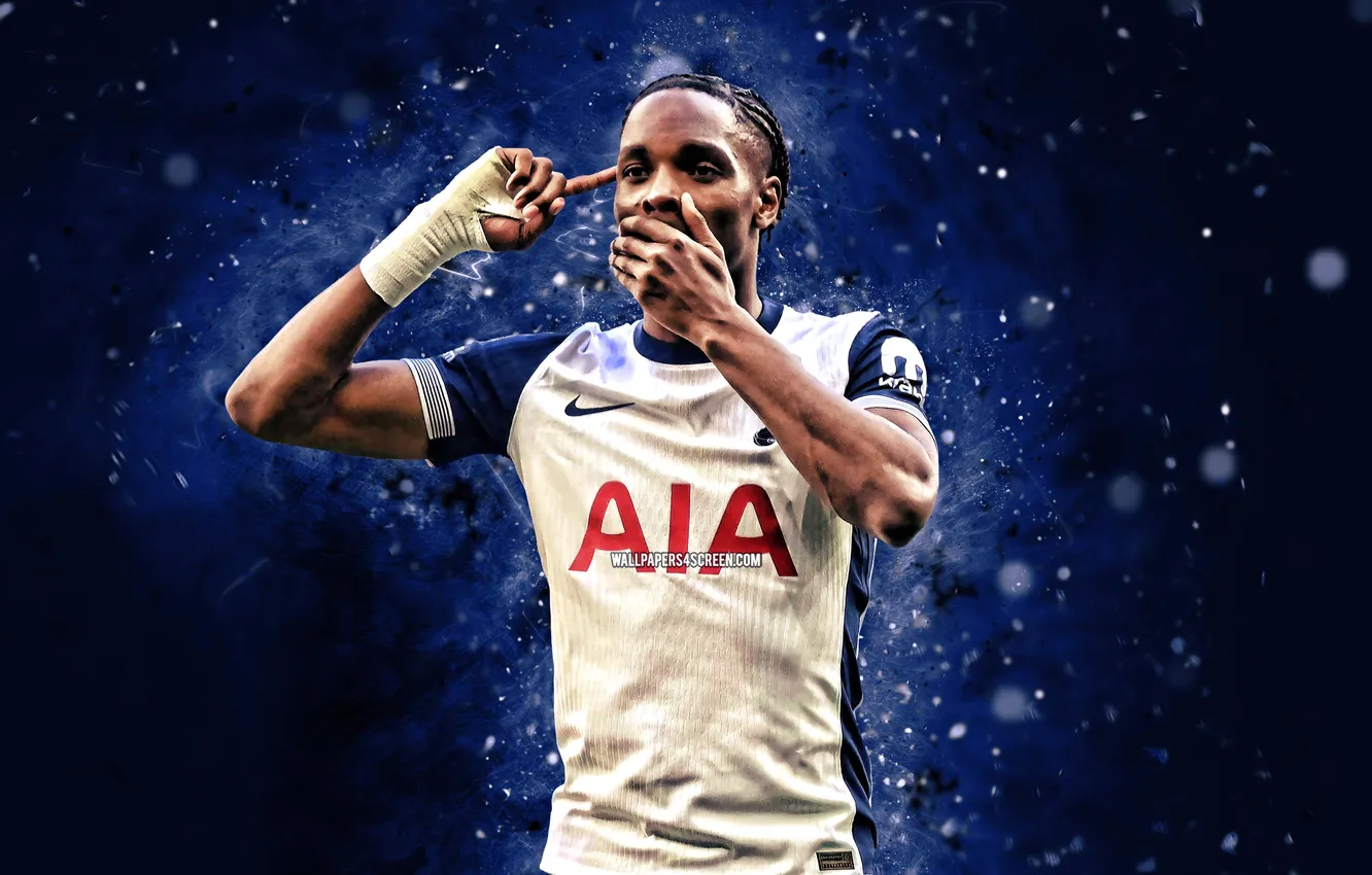 Photo wallpaper football, Premier League, soccer, Tottenham, Spurs, french, Mathys Tel, Mathys