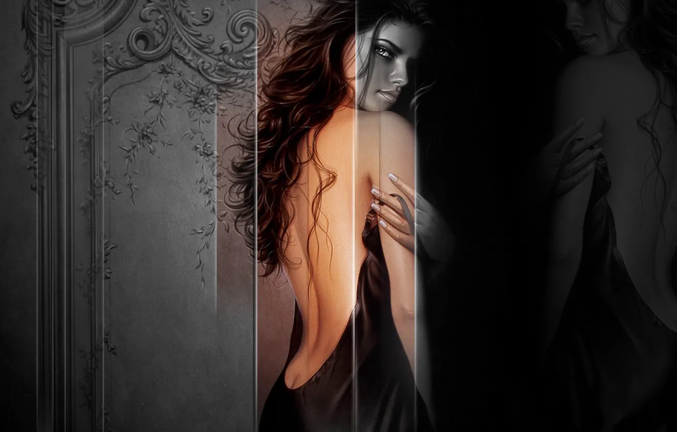 Photo wallpaper figure, color, treatment