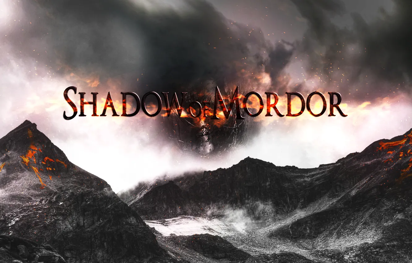 Photo wallpaper dark, Shadowof Mordor, mordor