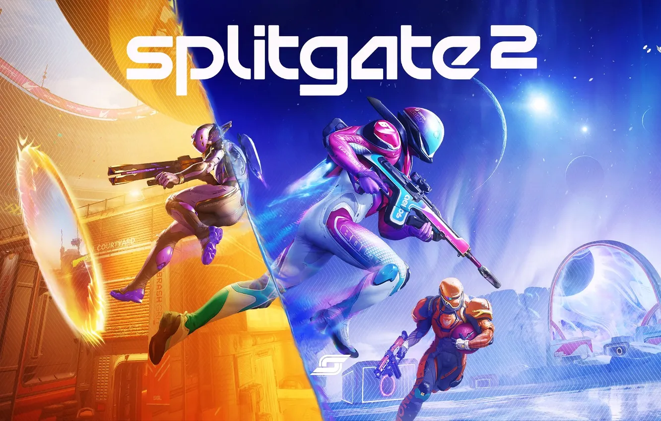Photo wallpaper the game, portal, gun, Video Game, Feature, Splitgate 2