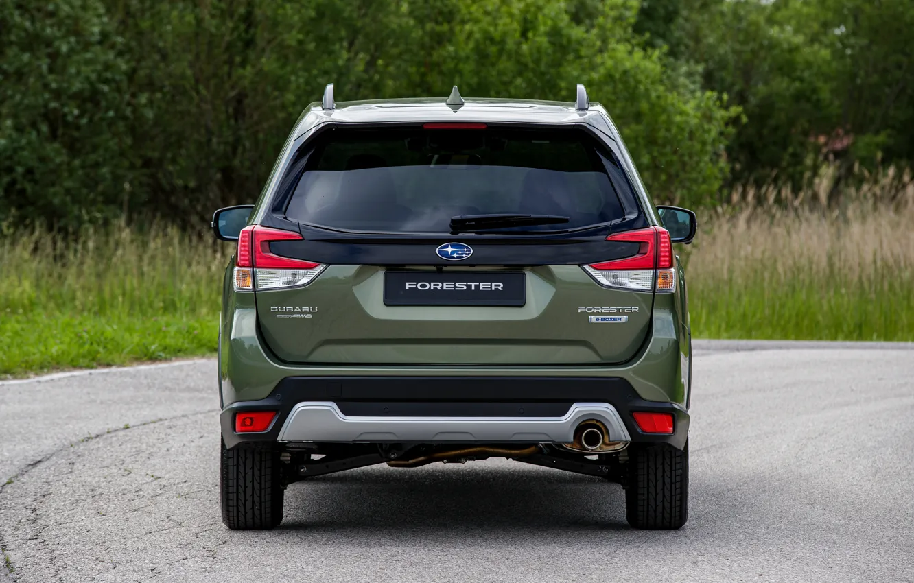 Photo wallpaper Subaru, back, crossover, feed, Forester, 2019