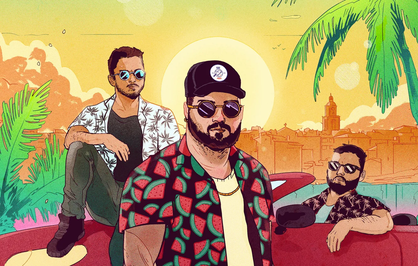 Photo wallpaper Music, Cover, St Tropez, Monstercat, Tony Romera & SQWAD