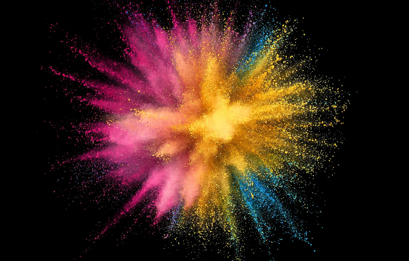 Photo wallpaper abstract, black, blue, art, background, blow, Ash, apocalypse