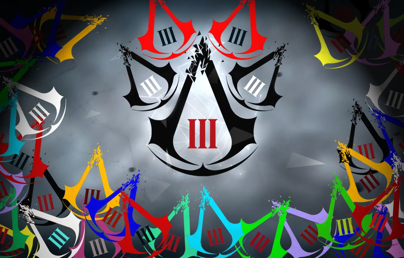 Photo wallpaper the game, logo, symbol, assassins creed, assassin