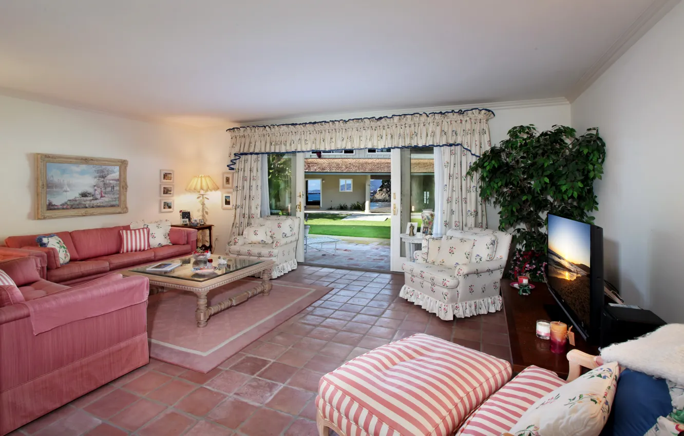 Photo wallpaper design, photo, sofa, interior, living room