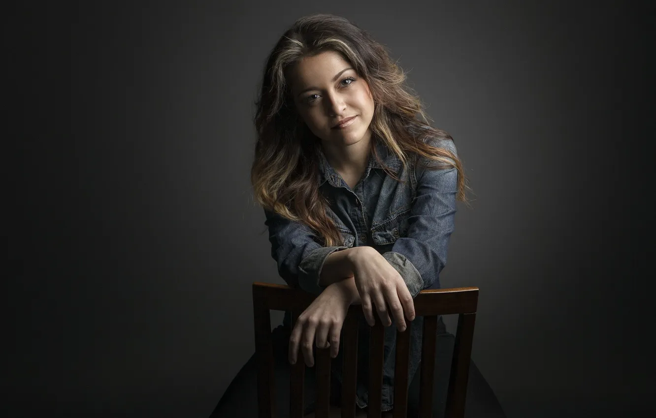 Photo wallpaper girl, pose, Taelyn