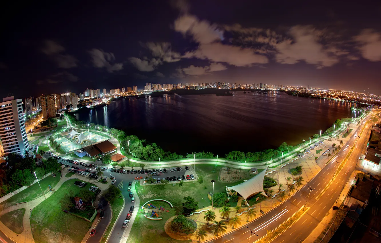 Photo wallpaper Brazil, Brazil, Maranhao, The State Park Laguna Jansen, State park of Lagoa da Jansen, St. …