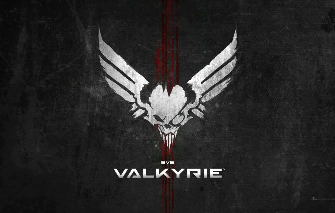 Photo wallpaper logo, wallpaper, scar, Valkyrie, fear, bones, official wallpaper, wings