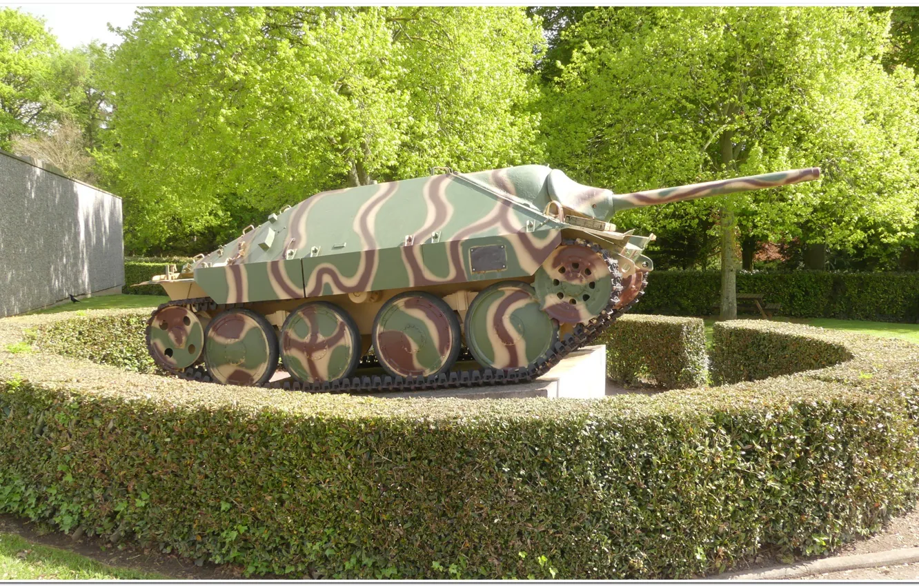 Photo wallpaper normandy, WW2, ww2 tank, hertzer, bayeux