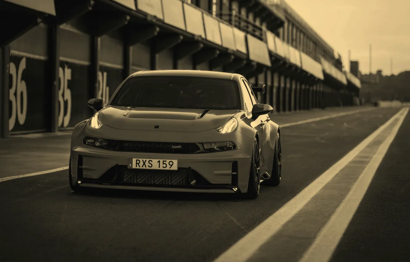 Photo wallpaper front view, 2018, WTCR, Lynk & Co, 03 Cyan Concept