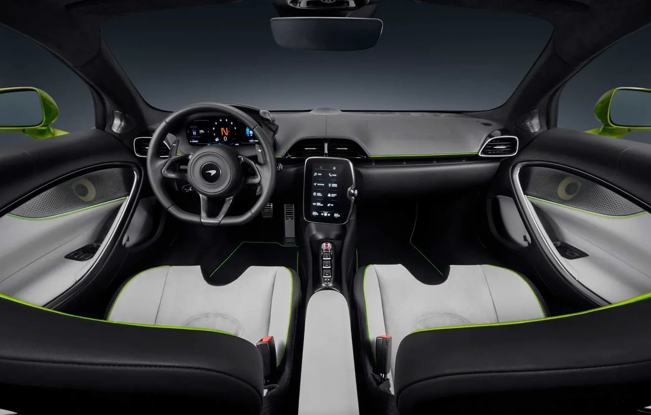 Photo wallpaper interior, the interior of the car, Plug-in Hybrid, McLaren Artura