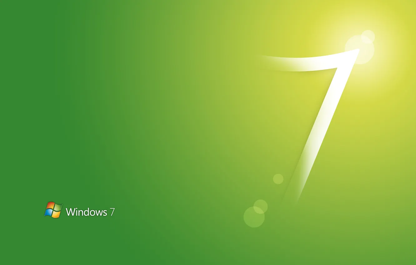Photo wallpaper style, green, style, windows seven 7, computers