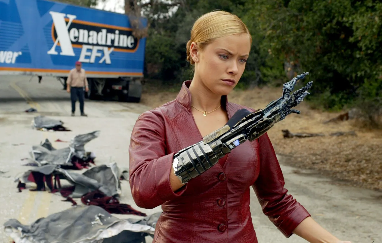 Photo wallpaper terminator, Kristanna Loki, Terminator 3: rise of the machines, Terminator 3: Rise of the Machines, …