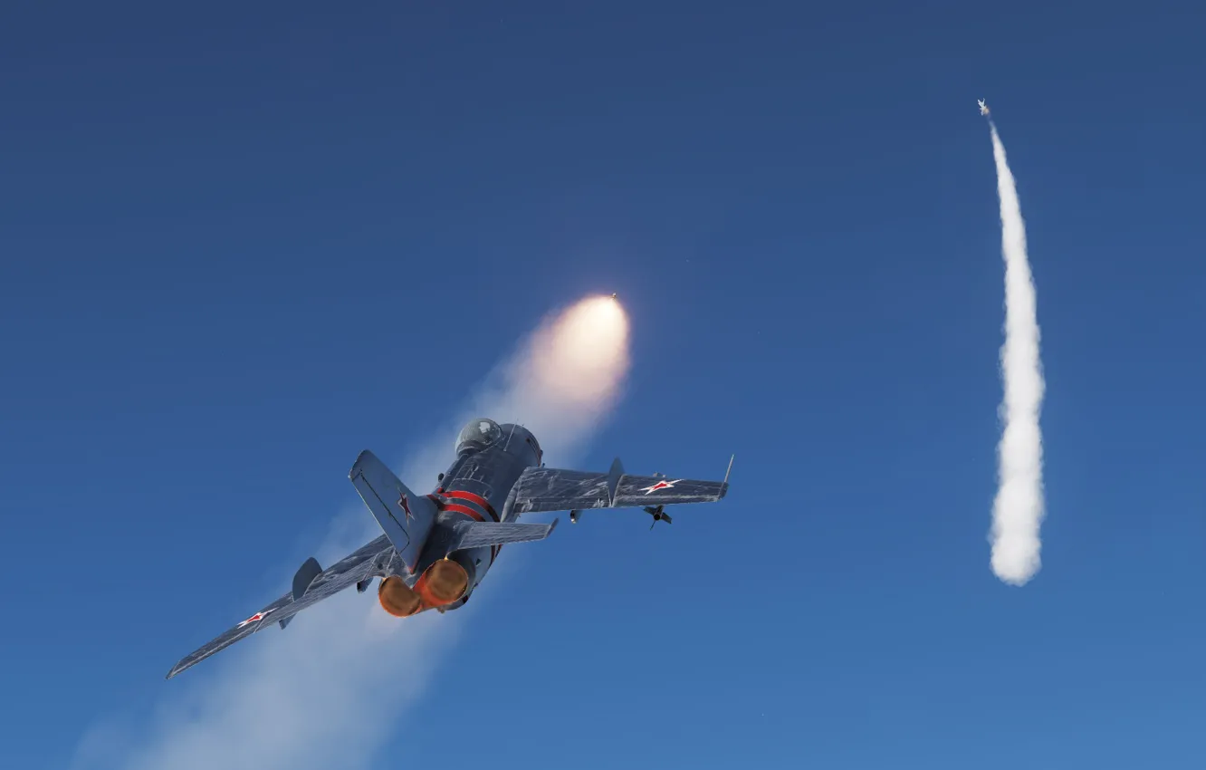 Photo wallpaper fighter-interceptor, KB MiG, MiG-19P