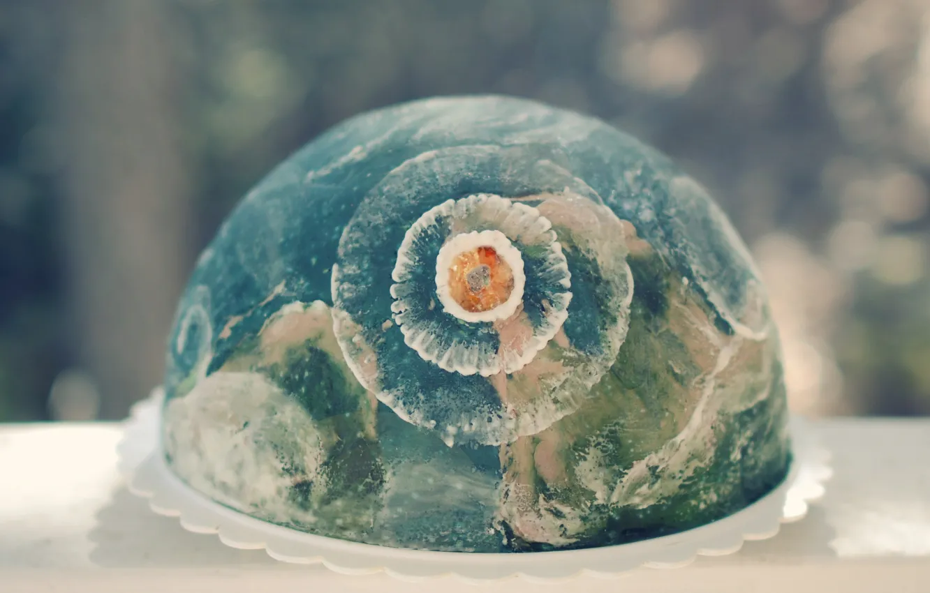 Photo wallpaper creative, earth, cake