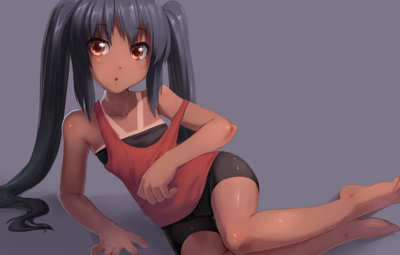 Photo wallpaper look, girl, k-on, Azusa, with tails