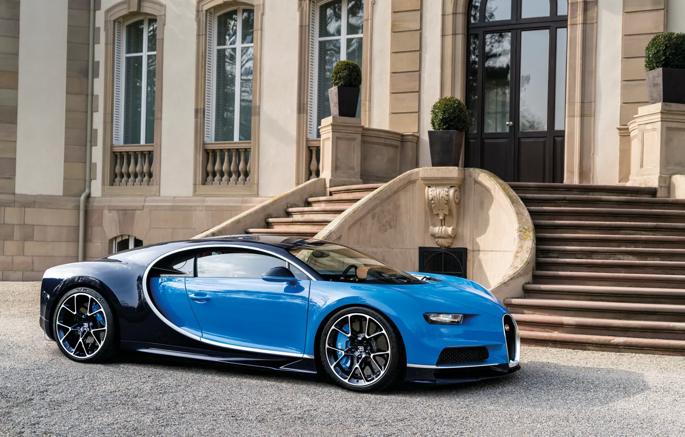 Photo wallpaper Bugatti, mansion, 2016, Chiron