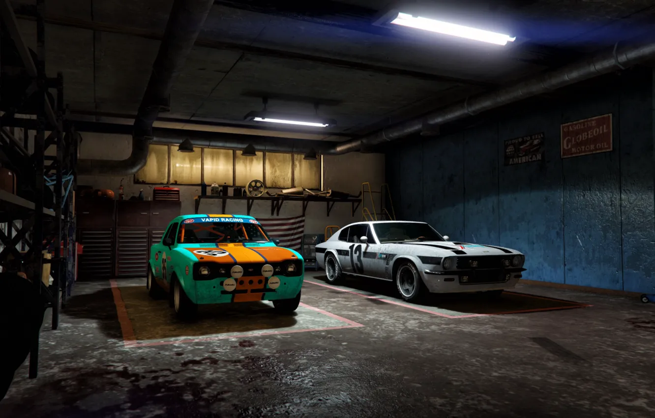 Photo wallpaper cars, GTA 5, Grand Theft Auto 5, Dewbauchee Rapid GT Classic, Vapid Retinue