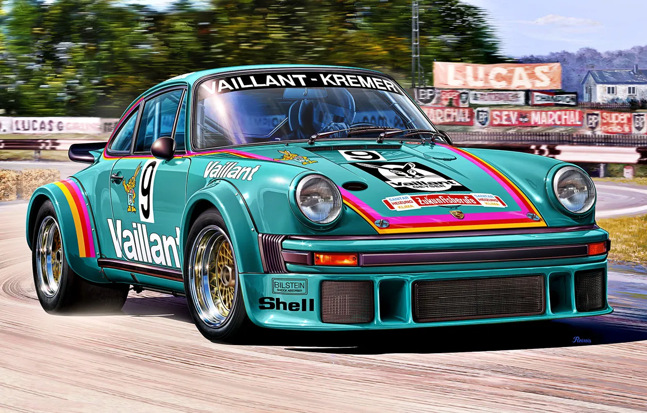 Photo wallpaper Germany, RSR, racing car, Porsche 934, Valiant