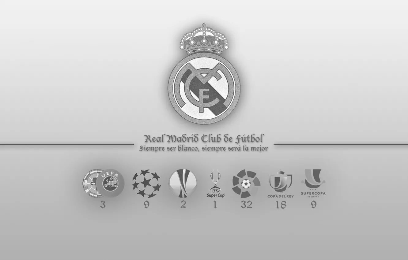 Photo wallpaper wallpaper, logo, Real Madrid CF