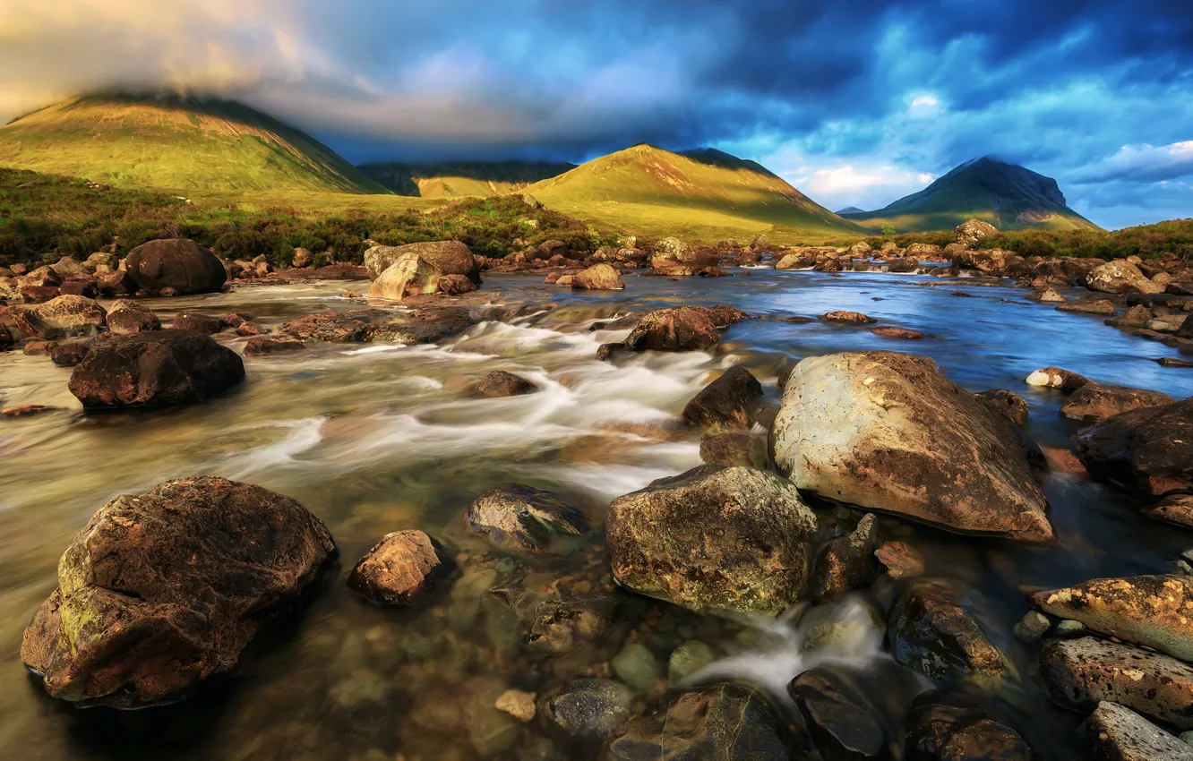 Photo wallpaper Scotland, Scotland, Isle of Skye