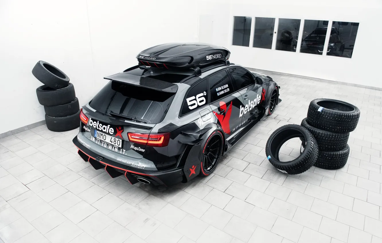 Photo wallpaper Audi, Audi, tuning, RS6, Jon Olsson
