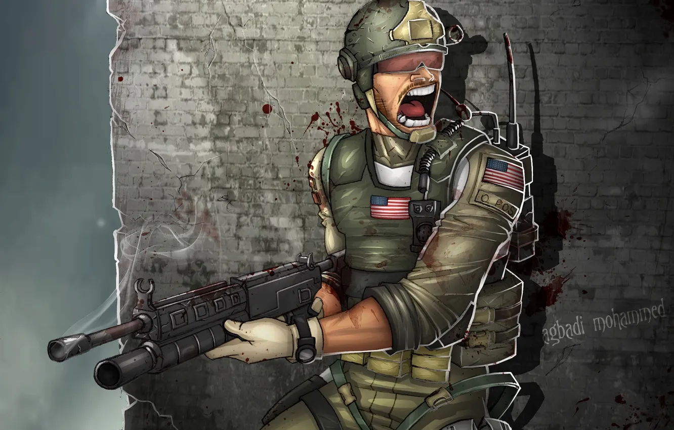 Photo wallpaper soldiers, machine, Call of Duty, Modern Warfare 3