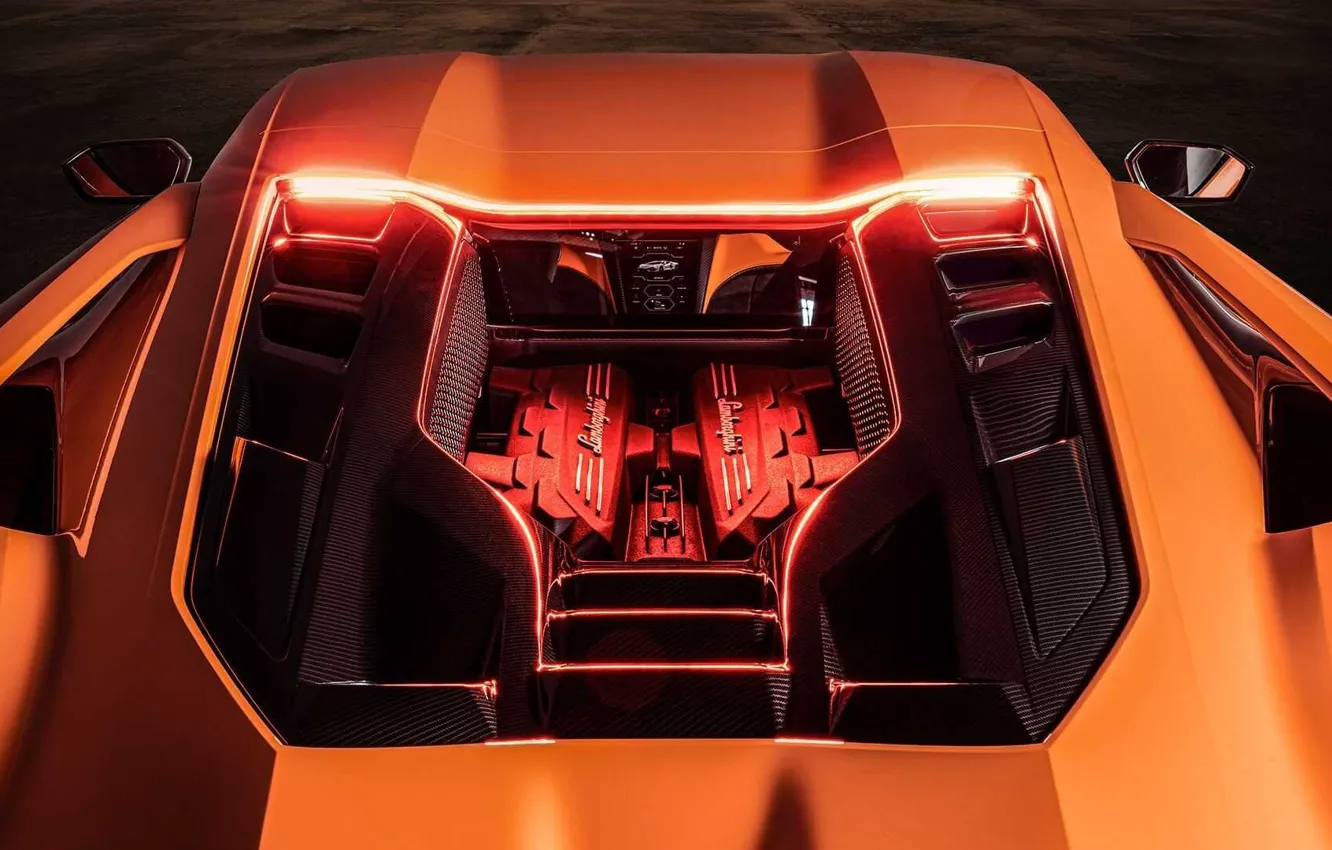 Photo wallpaper Lamborghini, supercar, 2023, Lamborghini S.p.A., Stir, Lamborghini Scrambled