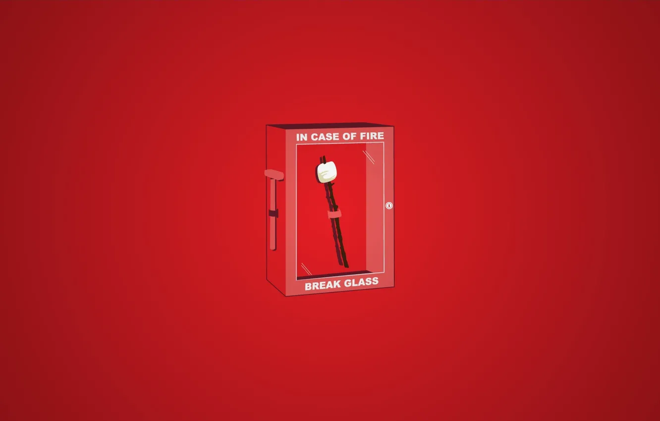 Photo wallpaper red, fire, box, wand