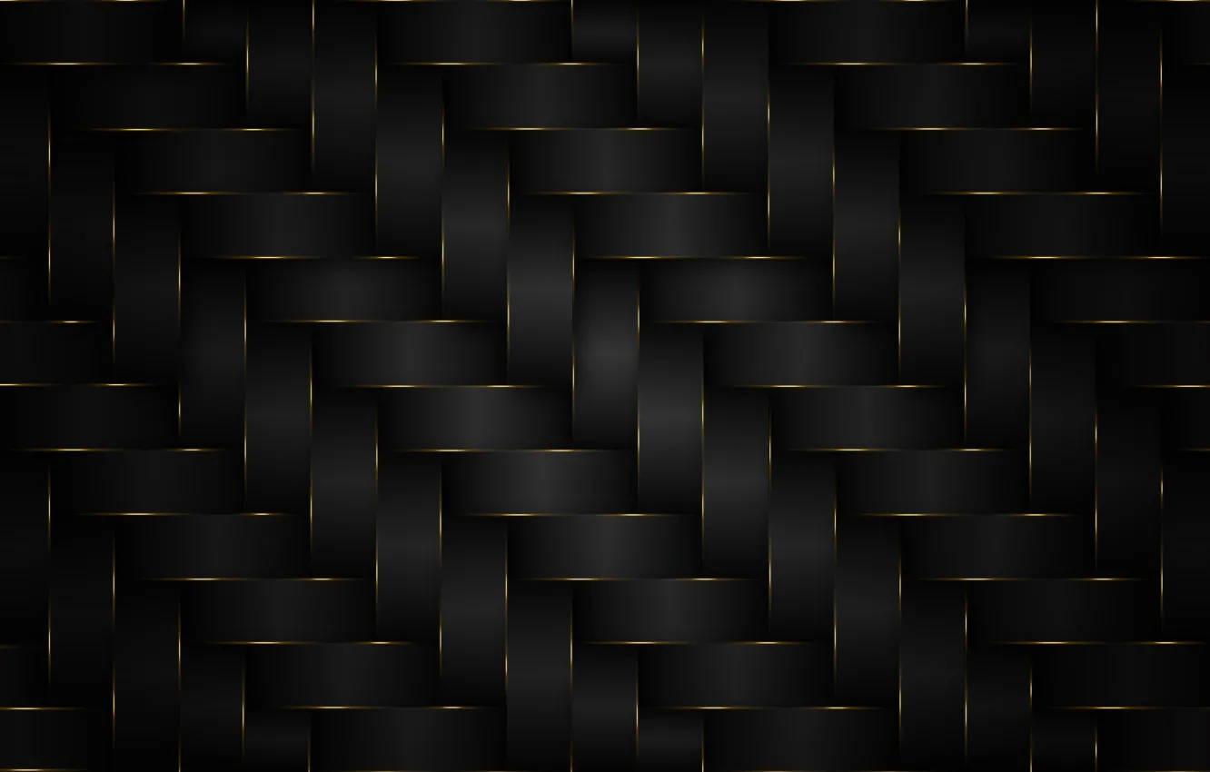 Photo wallpaper background, pattern, black, gold