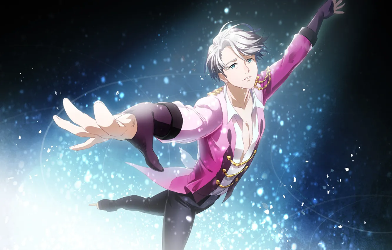 Photo wallpaper sport, figure skating, Yuri on the ice, Viktor Nikiforov, Yuri On Ice