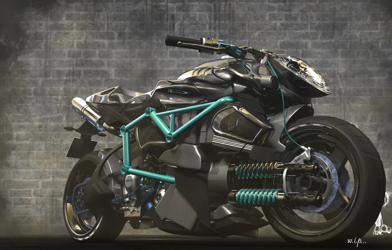 Photo wallpaper motorcycle, Concept bike, unstoppable shaurya