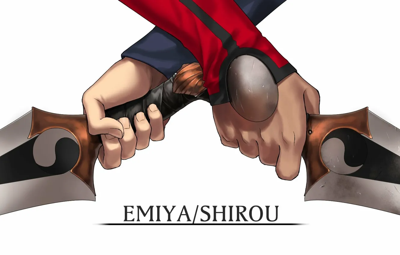 Photo wallpaper hands, Emiya Shirou, Fate stay night, Fate / Stay Night