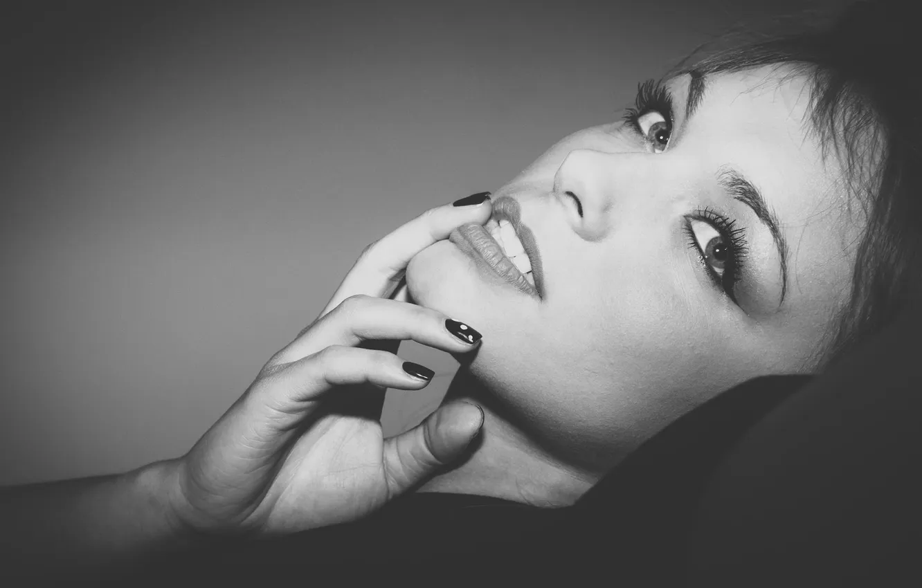 Photo wallpaper eyes, face, woman, women, face