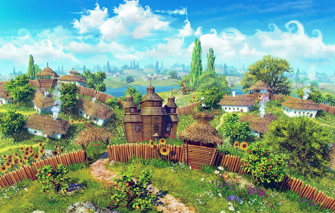 Photo wallpaper Zaporizhia, zaporizja, Zaporizhia, Sich