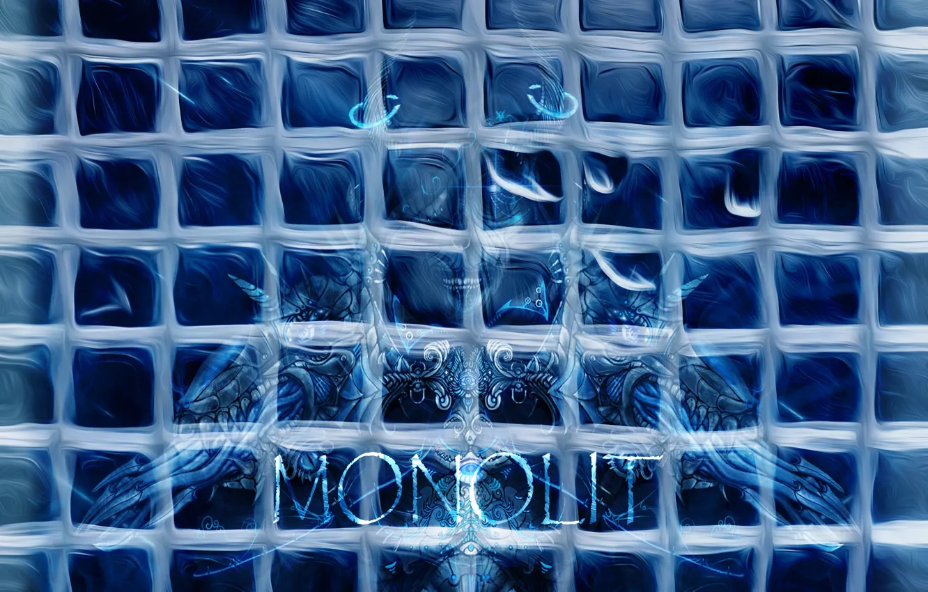 Photo wallpaper ice, ice, monolith, monolit