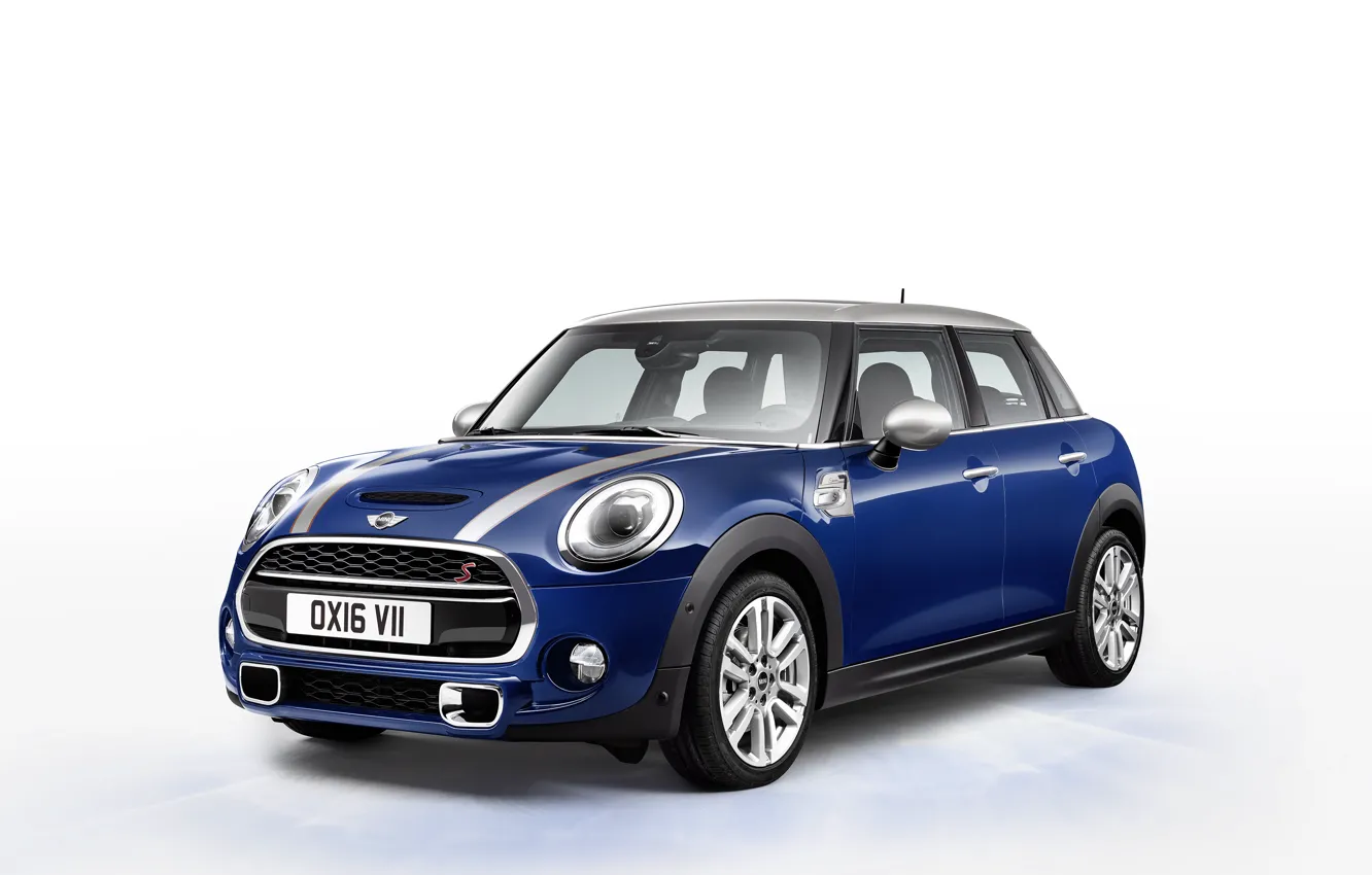 Photo wallpaper Mini, Cooper, mini, white background, Cooper, F56