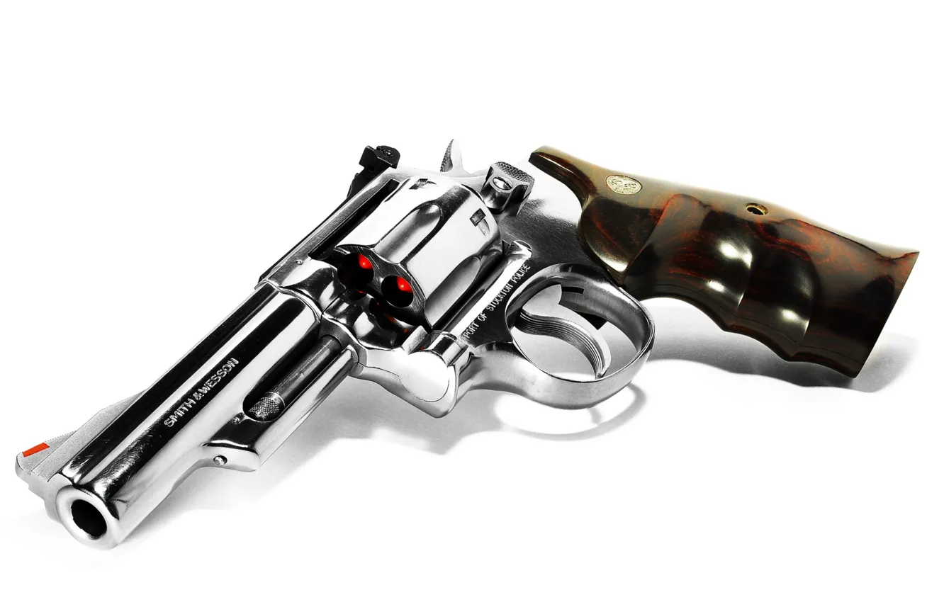 Photo wallpaper weapons, background, revolver, S&ampamp;W