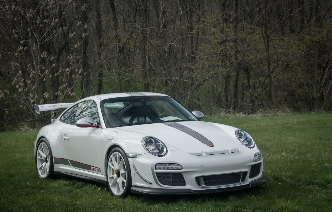 Photo wallpaper 911, Porsche, white, 4.0