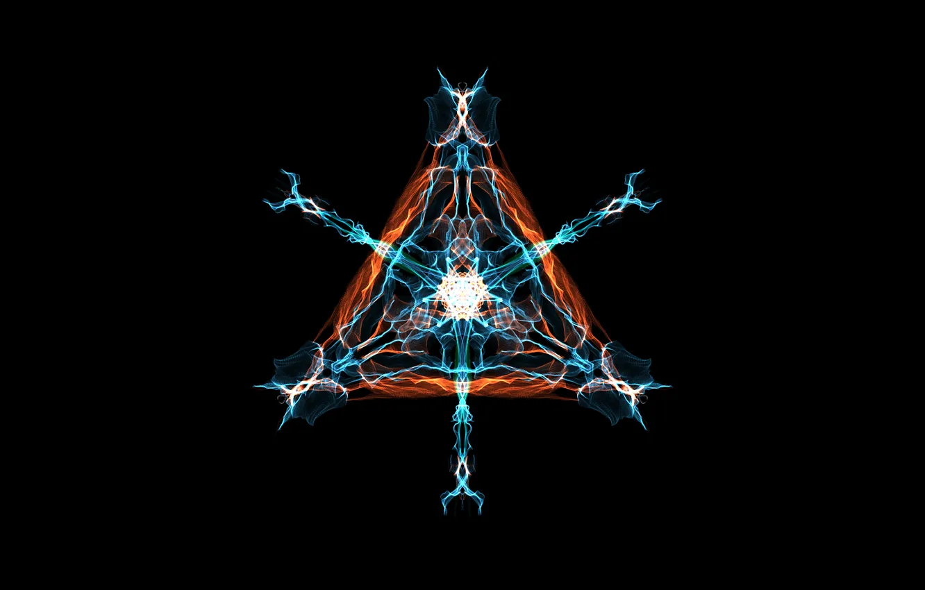 Photo wallpaper Fractal, Seth, Triangle