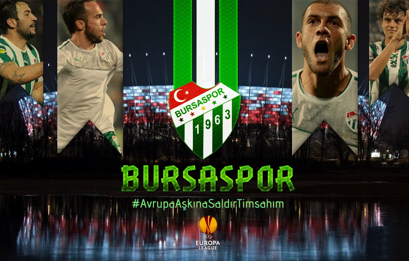 Photo wallpaper wallpaper, sport, logo, football, players, Bursaspor