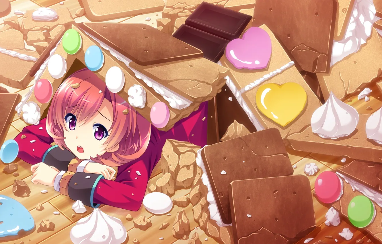 Photo wallpaper Single, female, game cg, Baka Moe Heart ni Ai wo Komete!, Yamanaka Institution