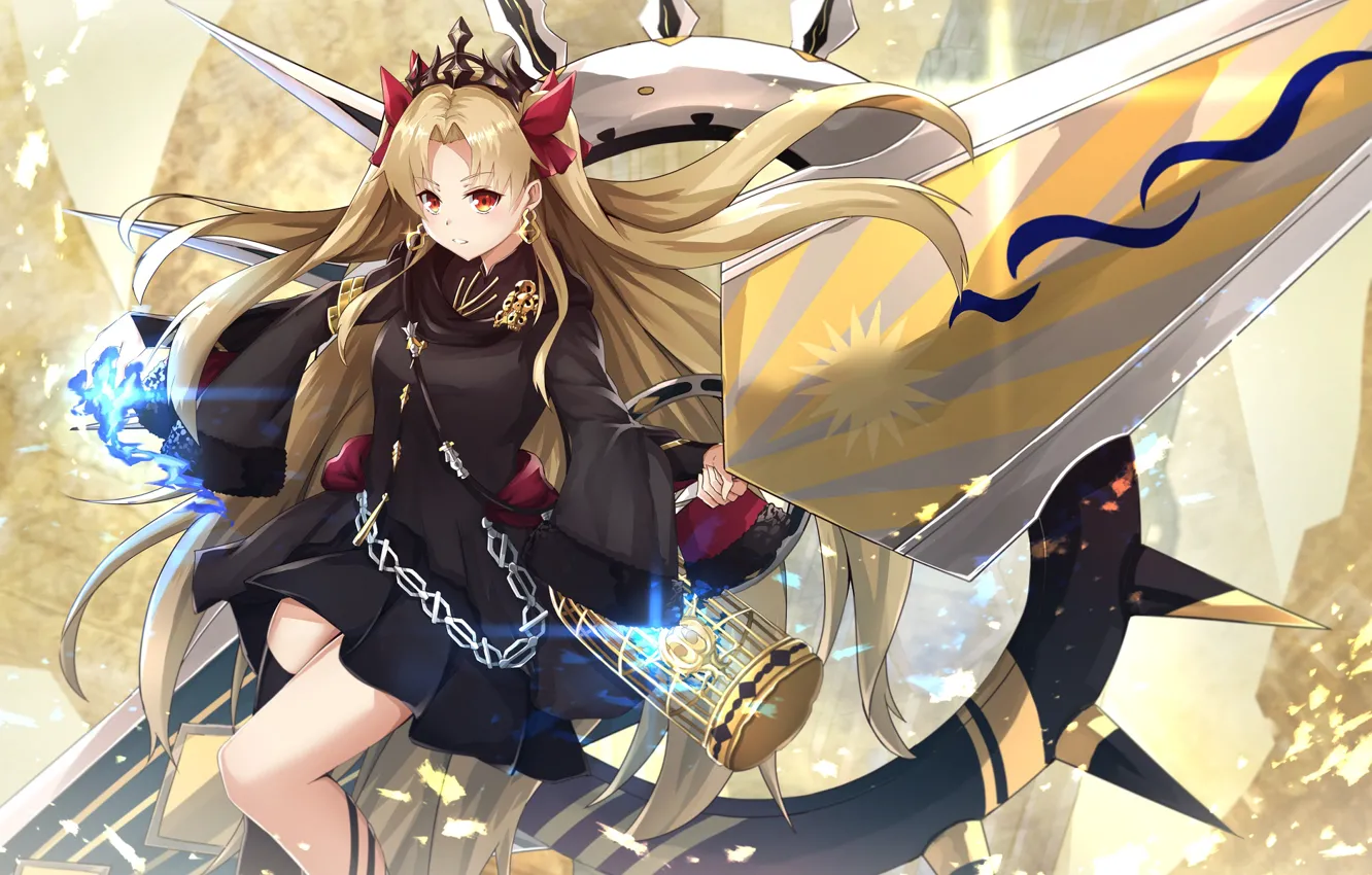 Photo wallpaper girl, weapons, anime, art, Fate / Grand Order, The destiny of a great campaign