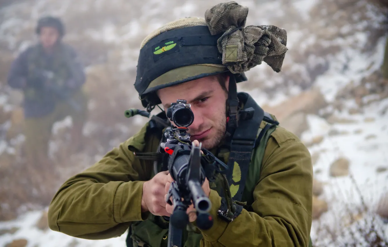 Photo wallpaper soldiers, army, Israel Defense Forces