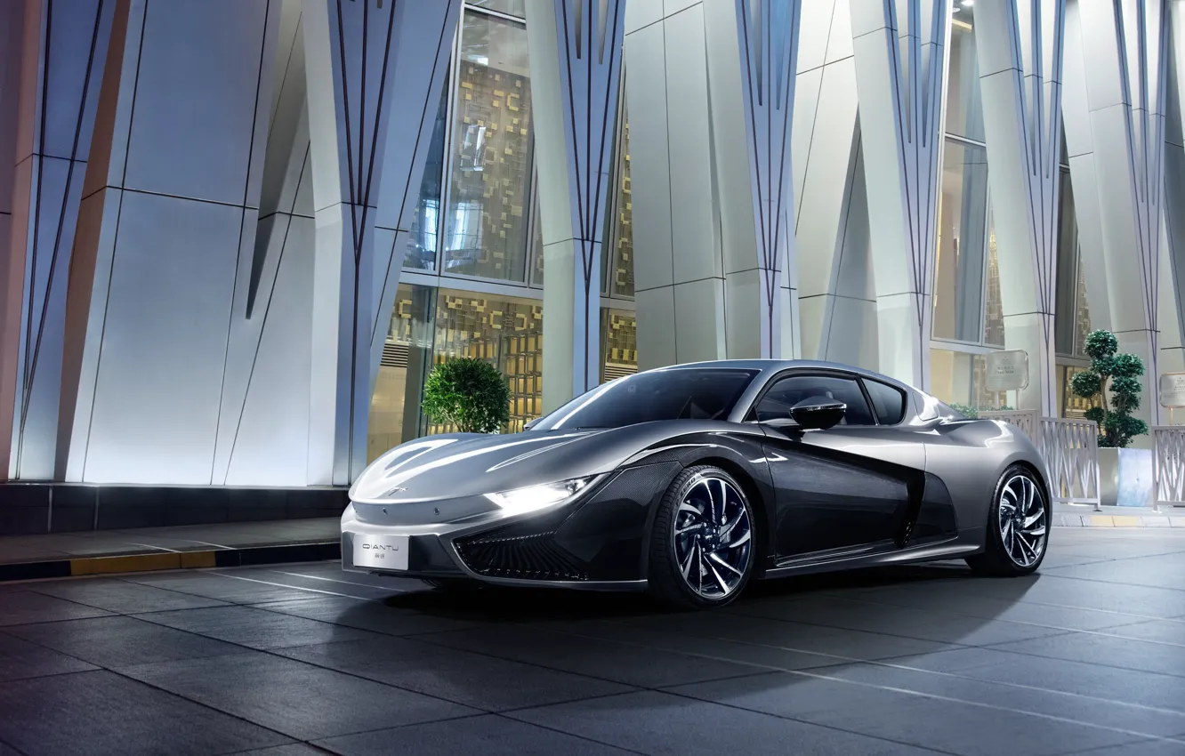 Photo wallpaper Concept, supercar, 2018, electric car, Qiantu, K50