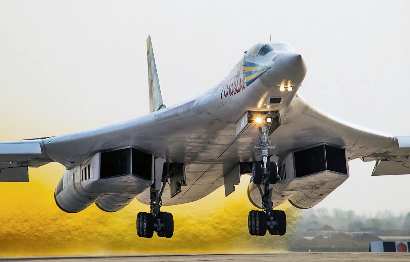 Photo wallpaper bomber, the rise, The Tu-160