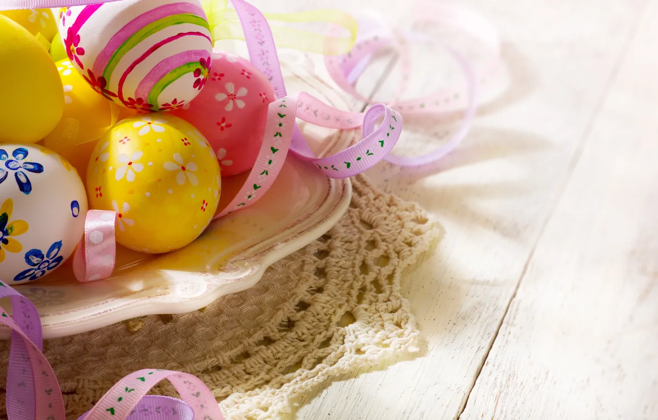 Photo wallpaper eggs, Easter, Easter