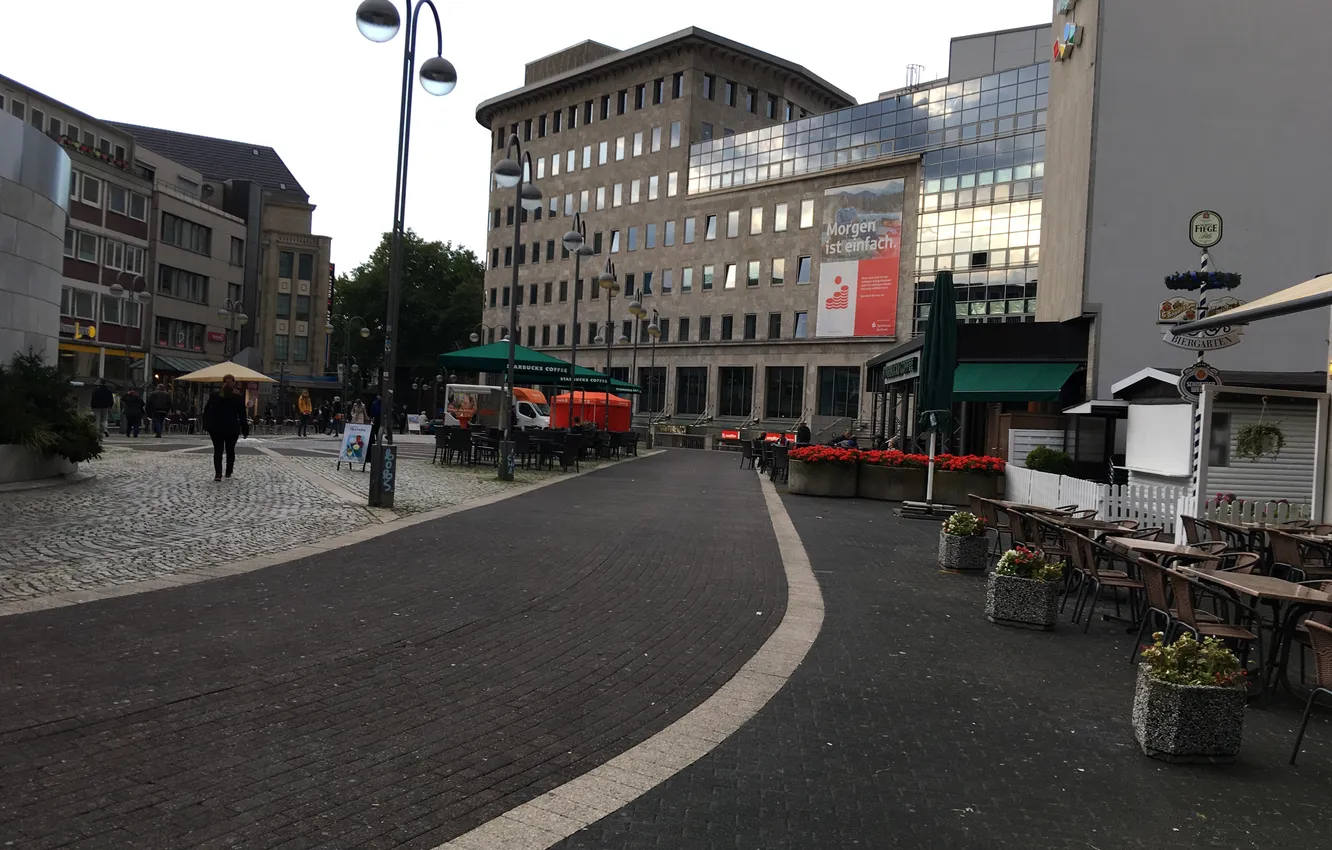 Photo wallpaper city, Germany, Europe, autumn, Bochum